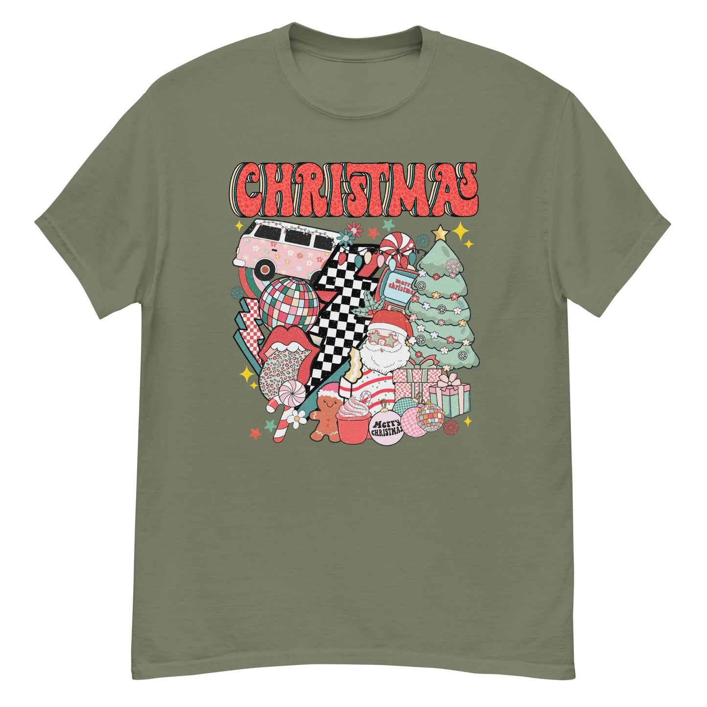 christmas cake disco classic tee