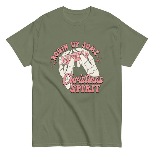 Rolling Christmas spirit classic tee