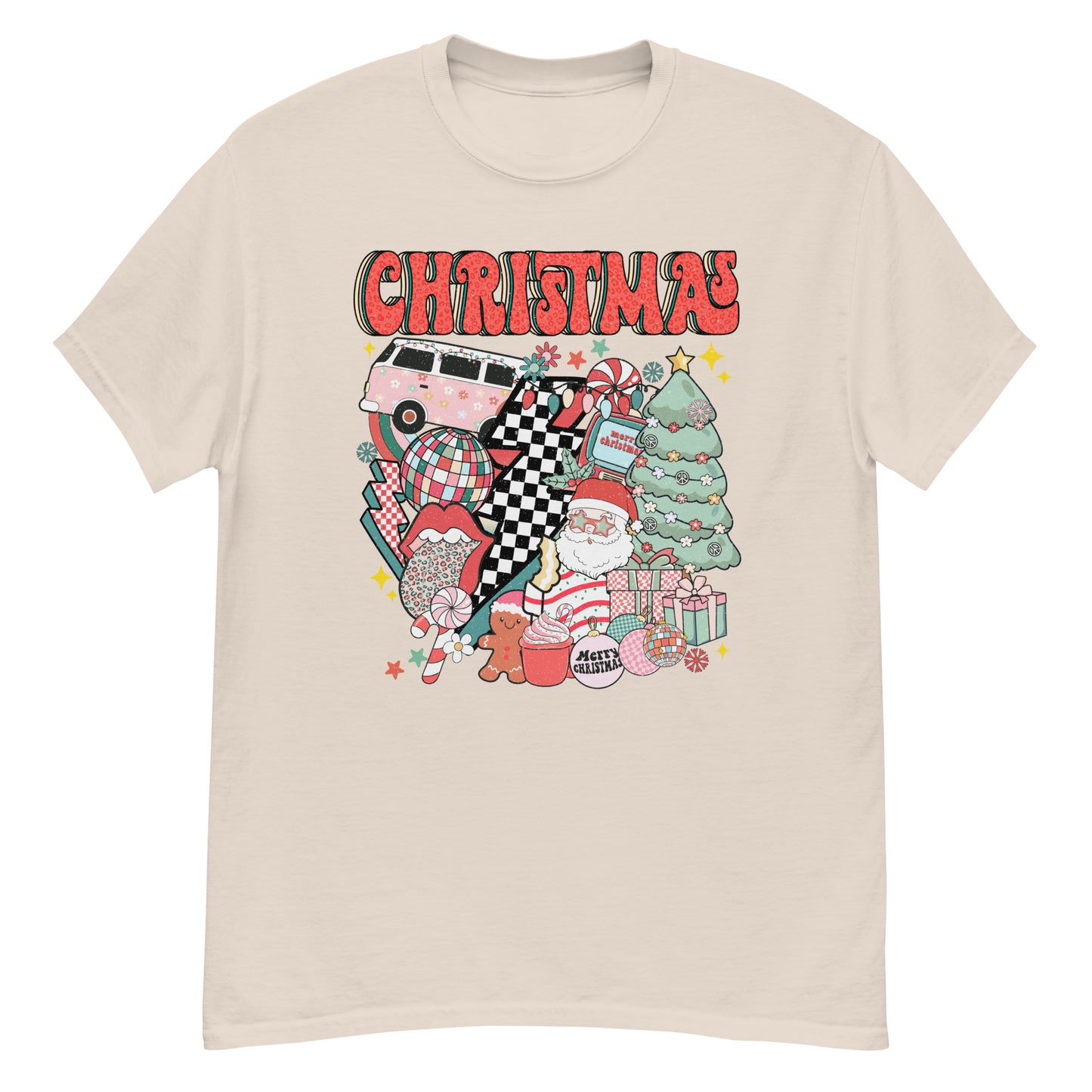 christmas cake disco classic tee