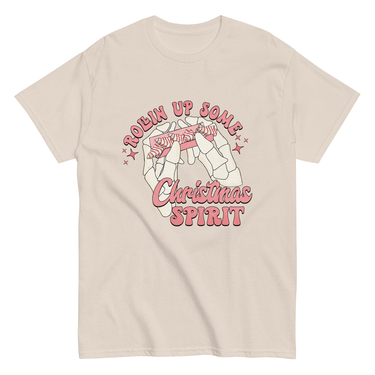 Rolling Christmas spirit classic tee