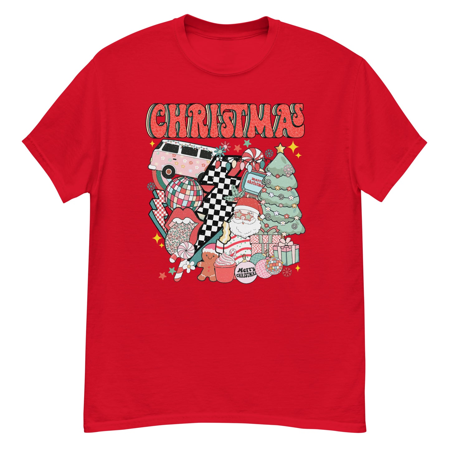 christmas cake disco classic tee