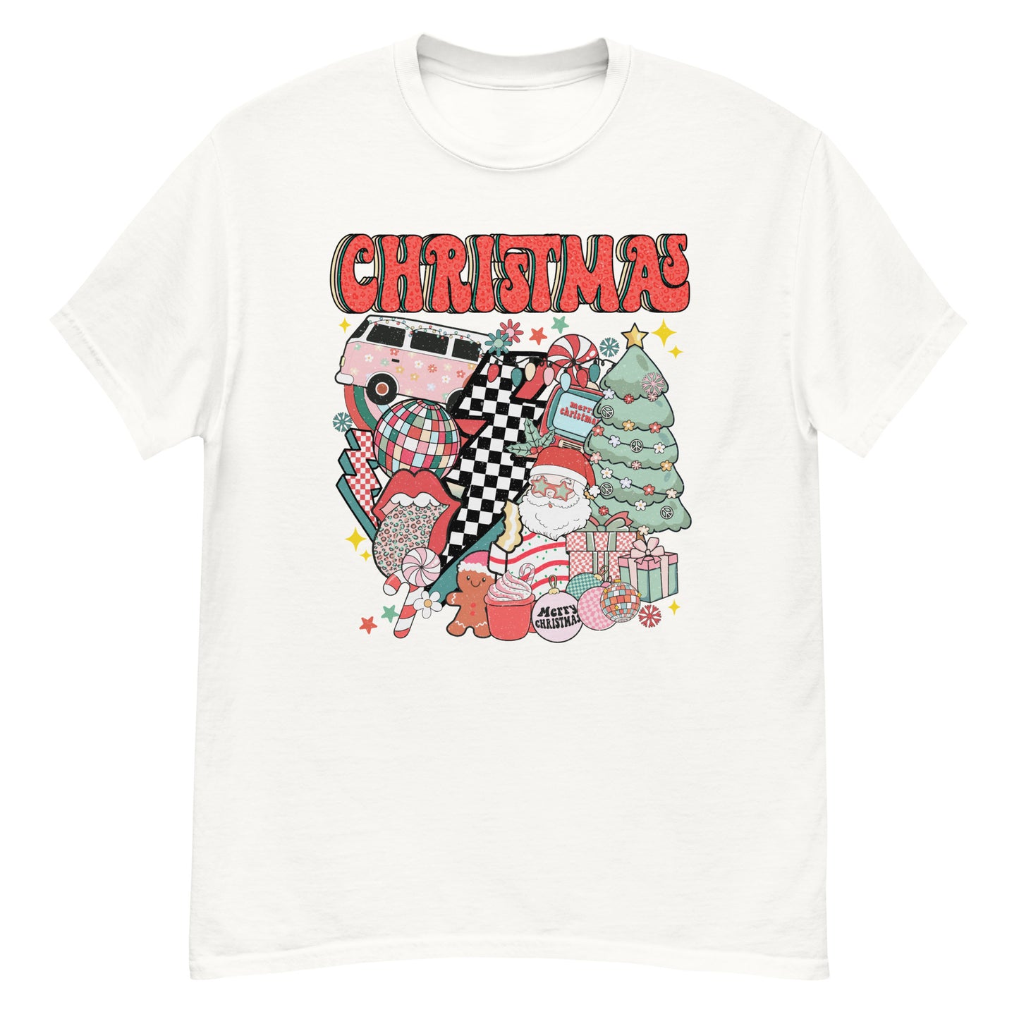 christmas cake disco classic tee