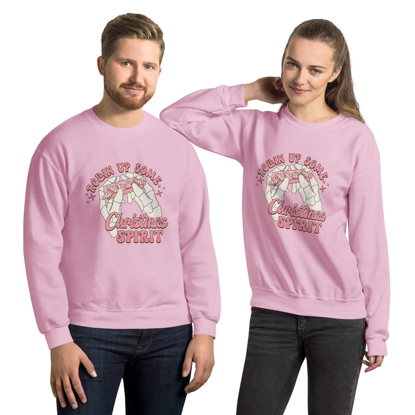 rolling Christmas Sweatshirt