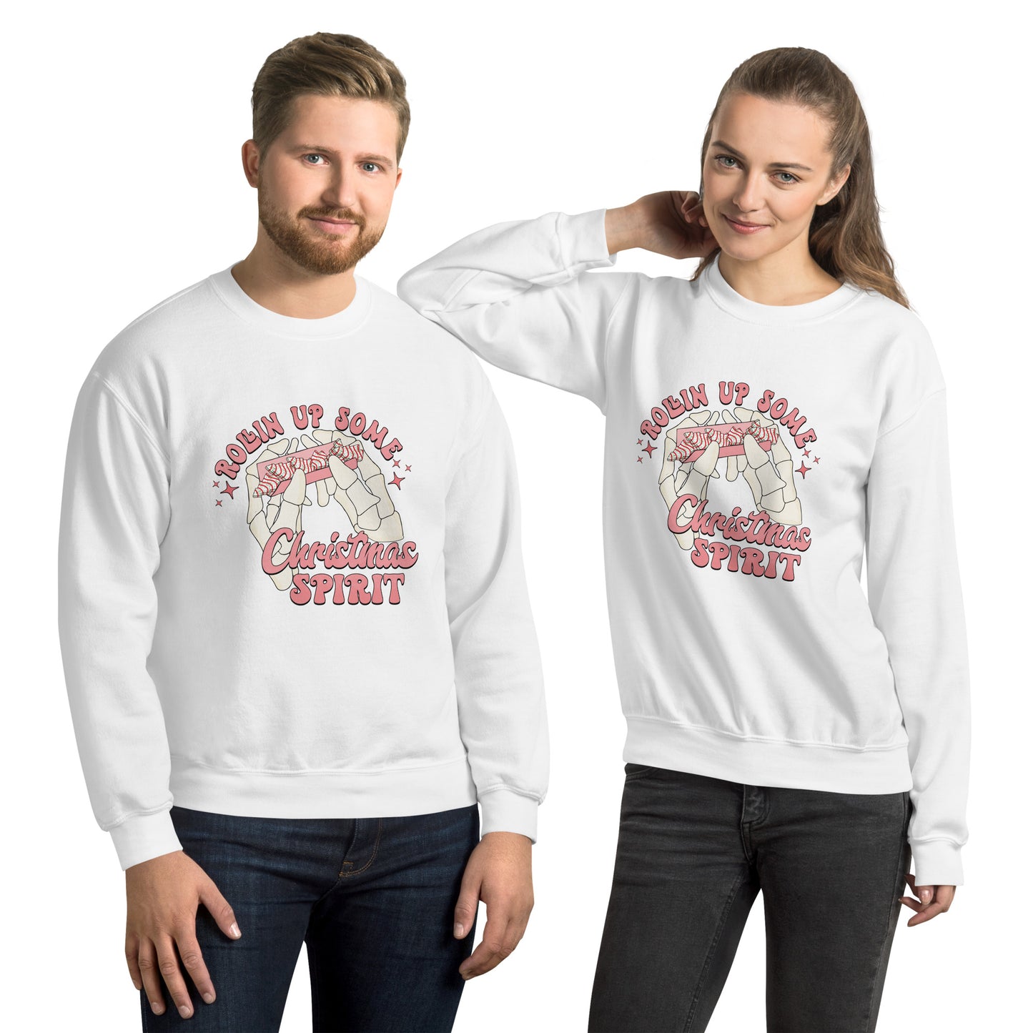 rolling Christmas Sweatshirt