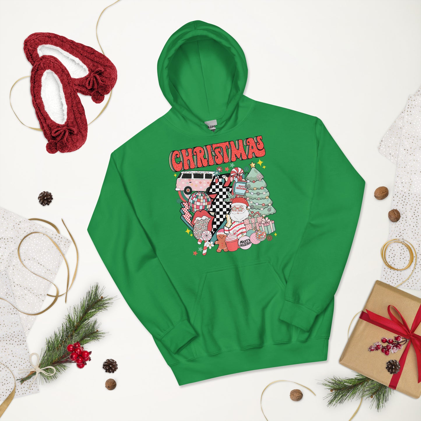 Christmas cake disco Hoodie