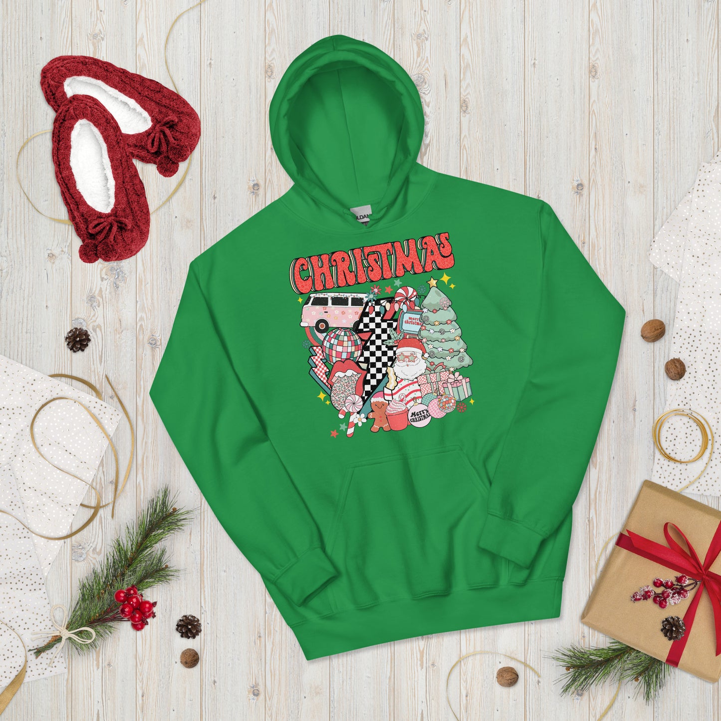 Christmas cake disco Hoodie