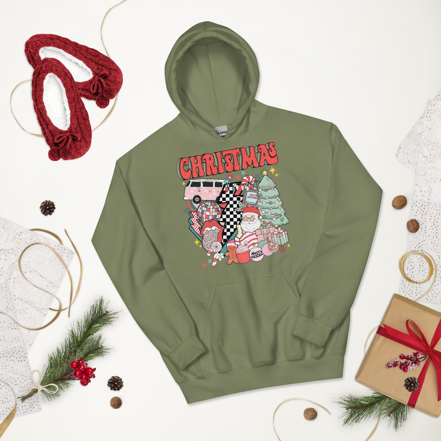 Christmas cake disco Hoodie