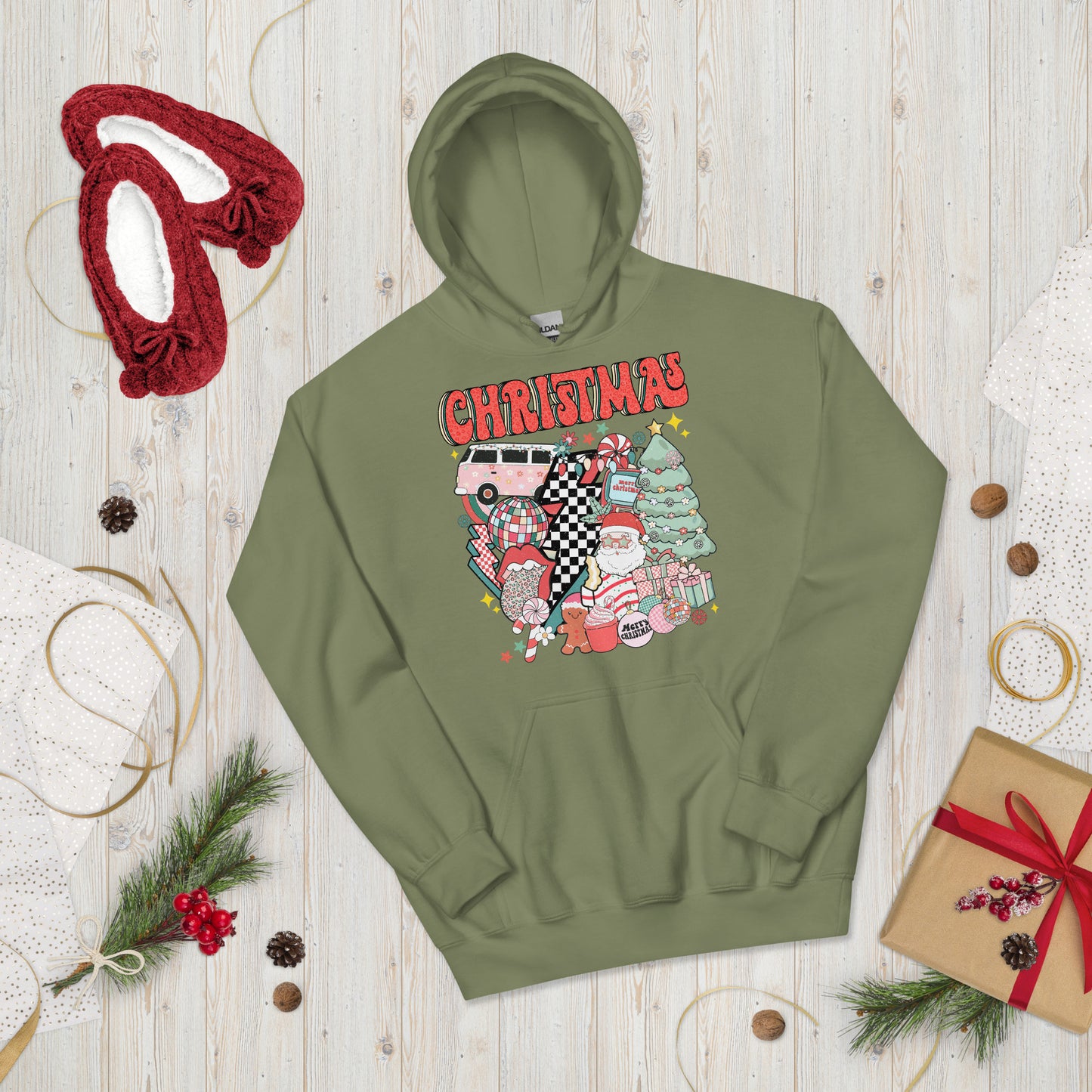 Christmas cake disco Hoodie