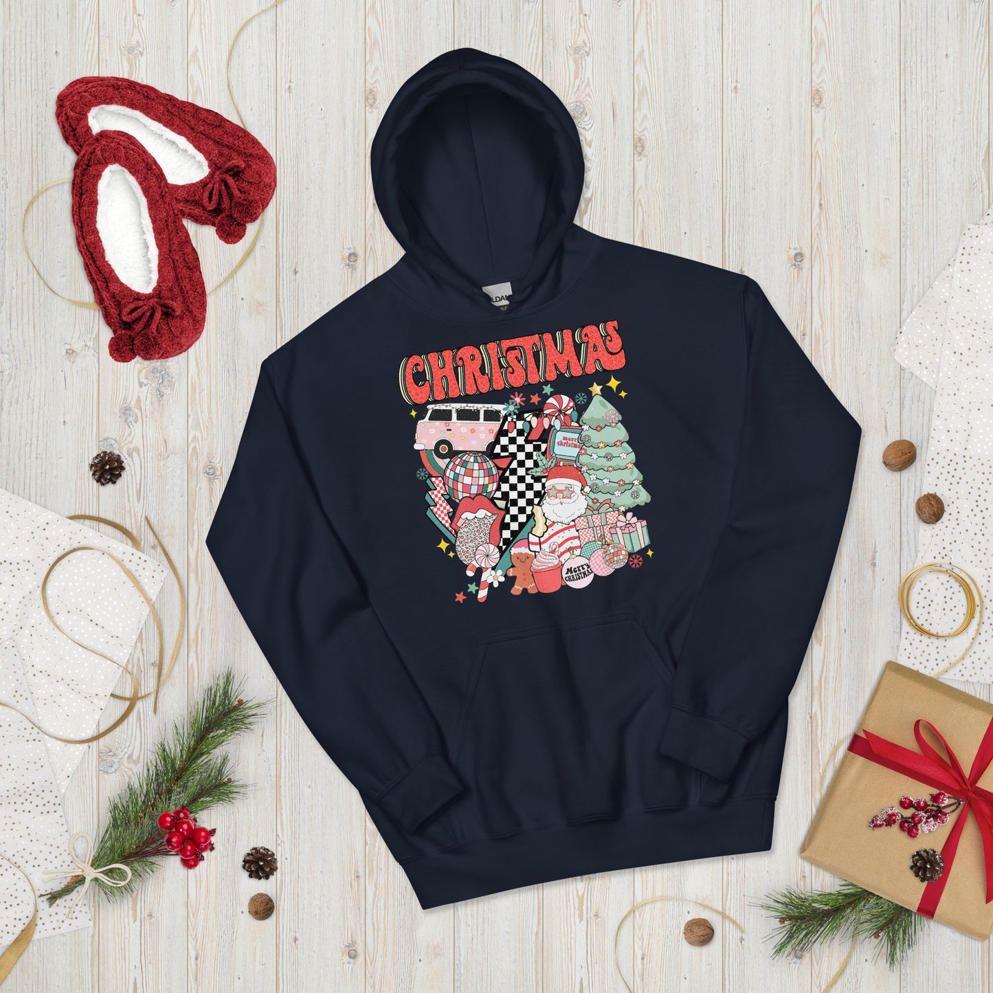 Christmas cake disco Hoodie