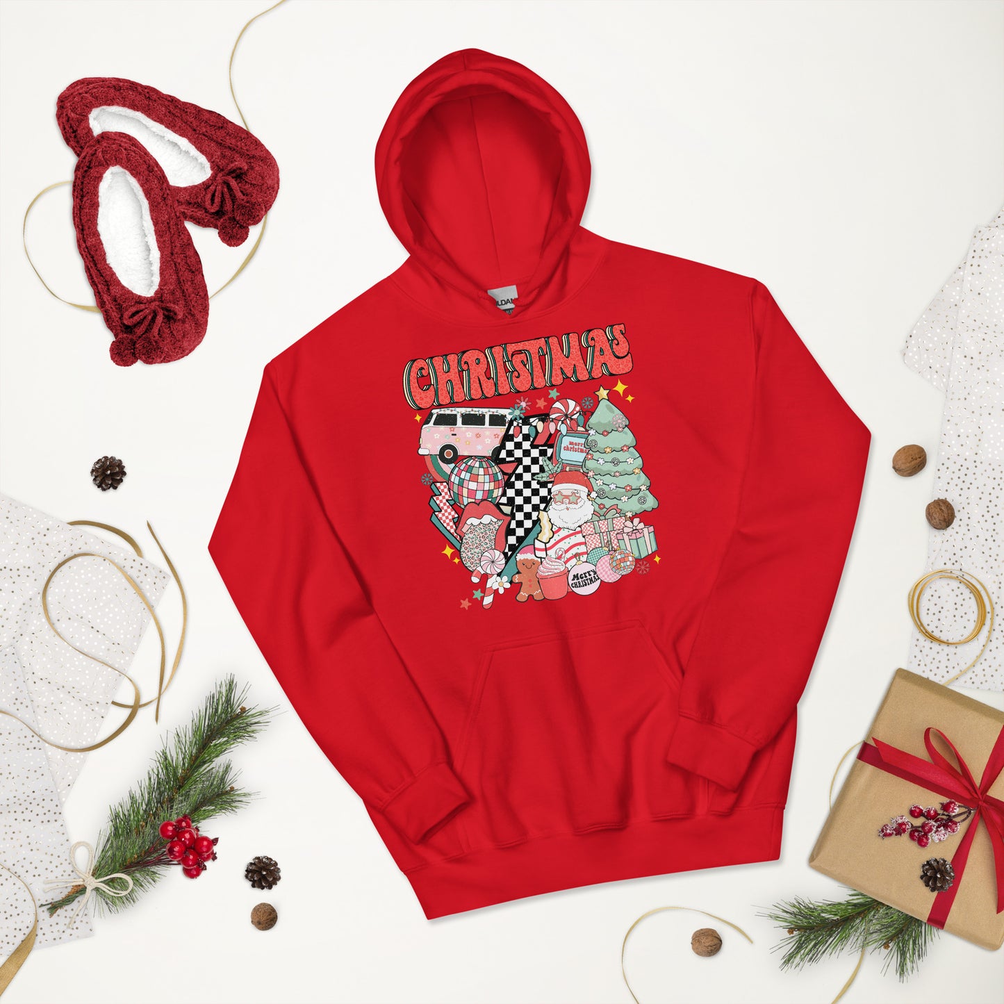 Christmas cake disco Hoodie