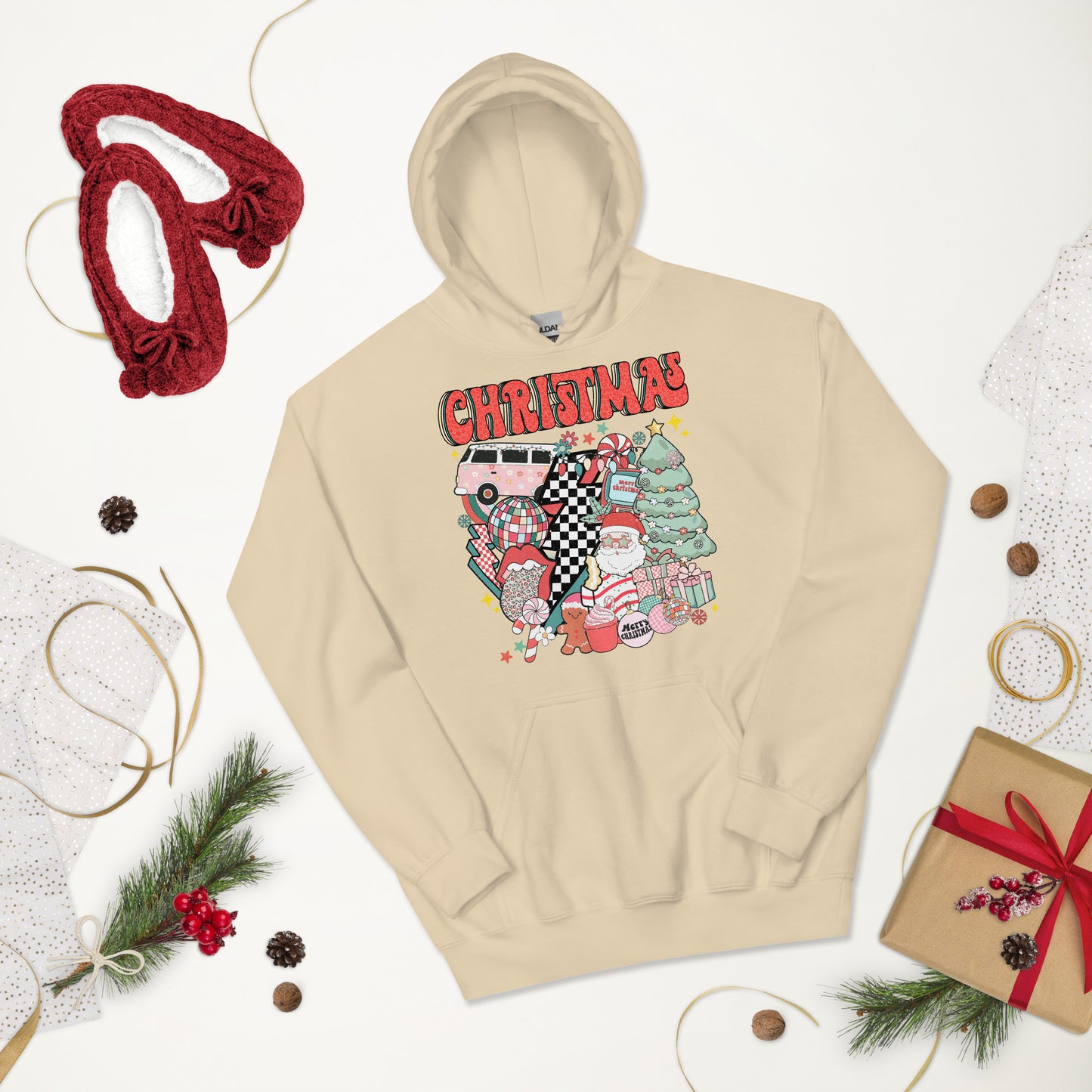 Christmas cake disco Hoodie