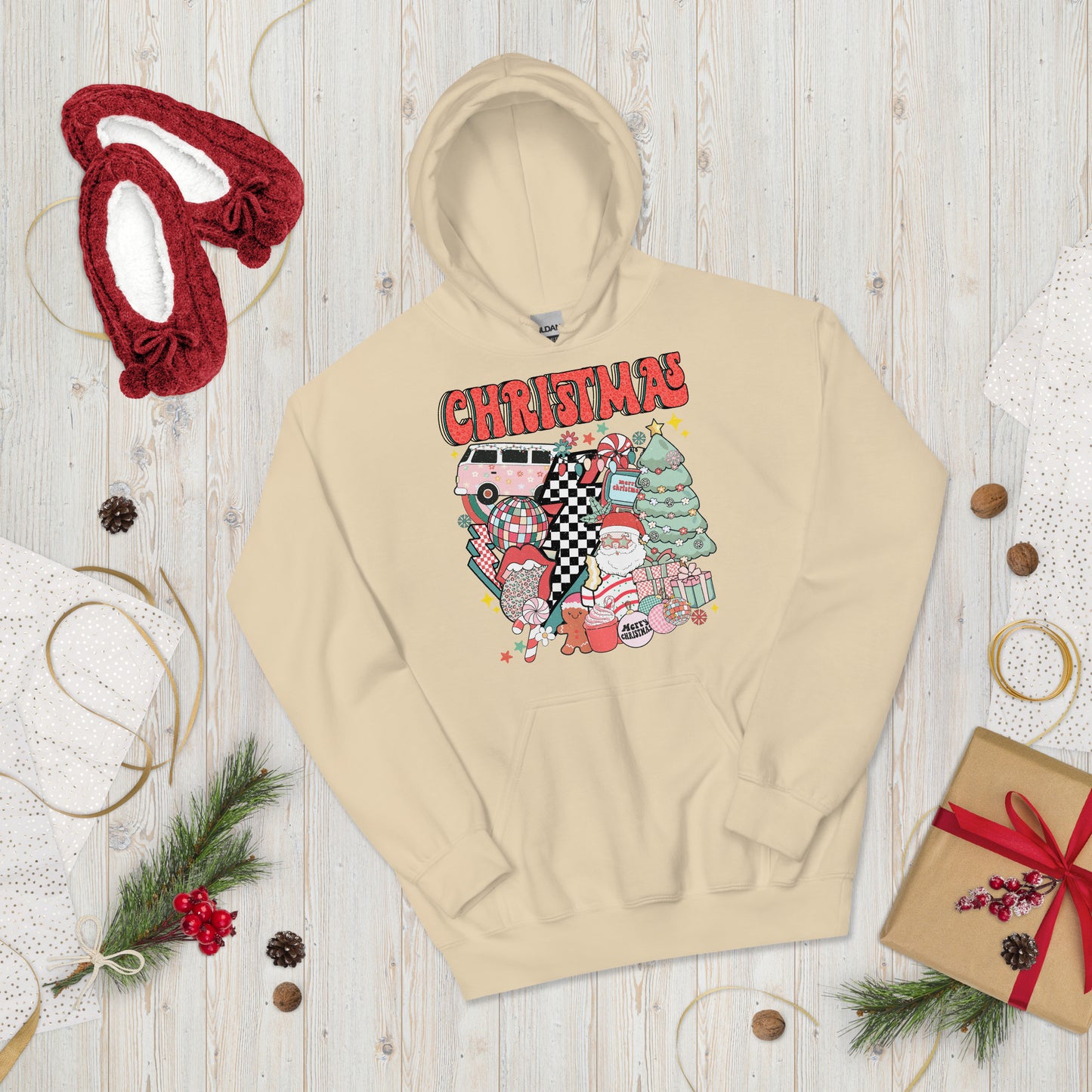 Christmas cake disco Hoodie