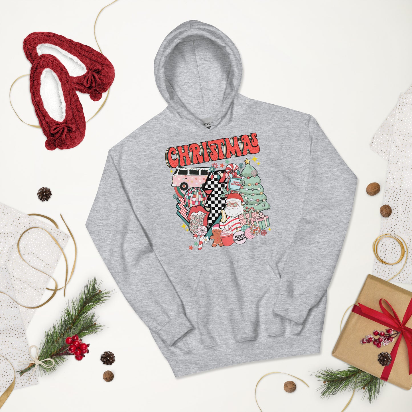 Christmas cake disco Hoodie