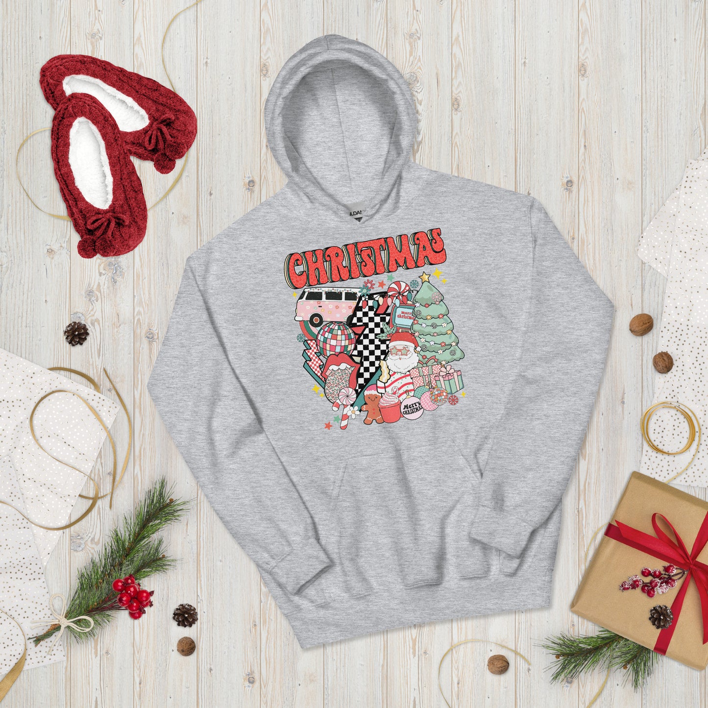 Christmas cake disco Hoodie