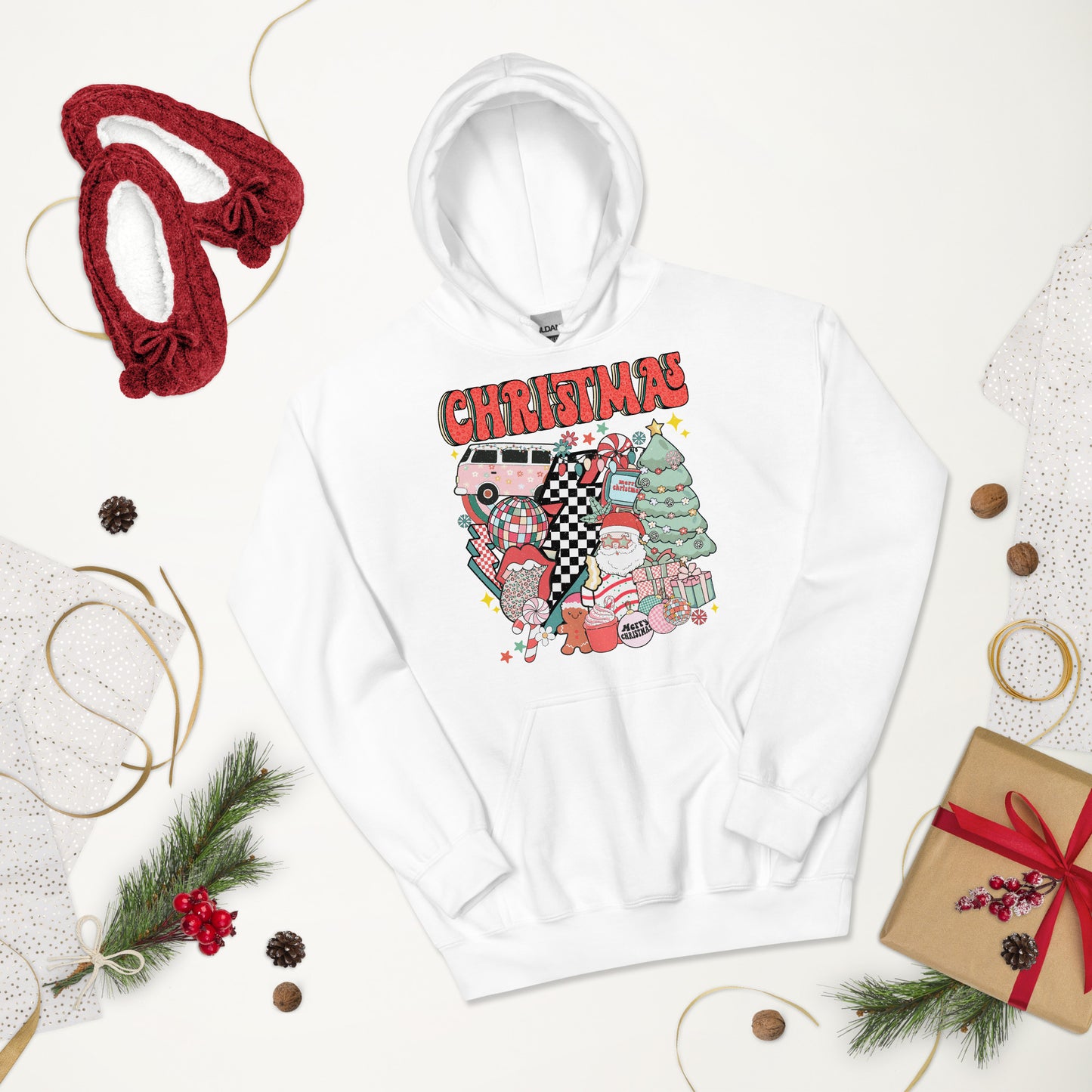 Christmas cake disco Hoodie