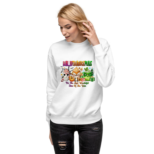 hallothanksmas sweatshirt