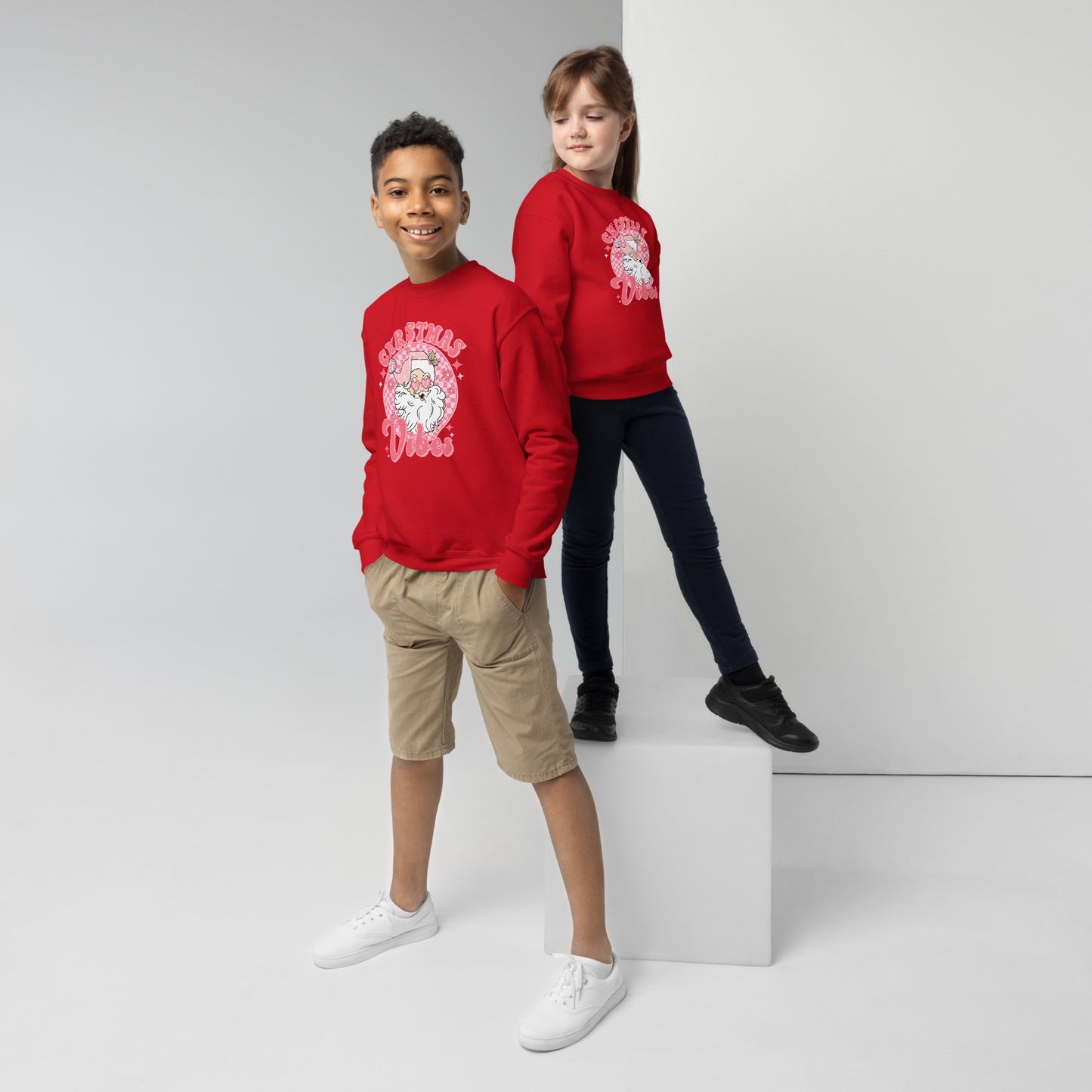 Santa Youth crewneck sweatshirt